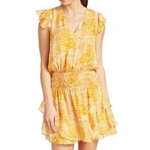 Ramy Brook Silk Yellow Dress